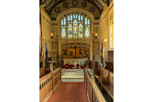 Interior of St Nicholas Chapel in, an Architecture Photo by Backyard Stock