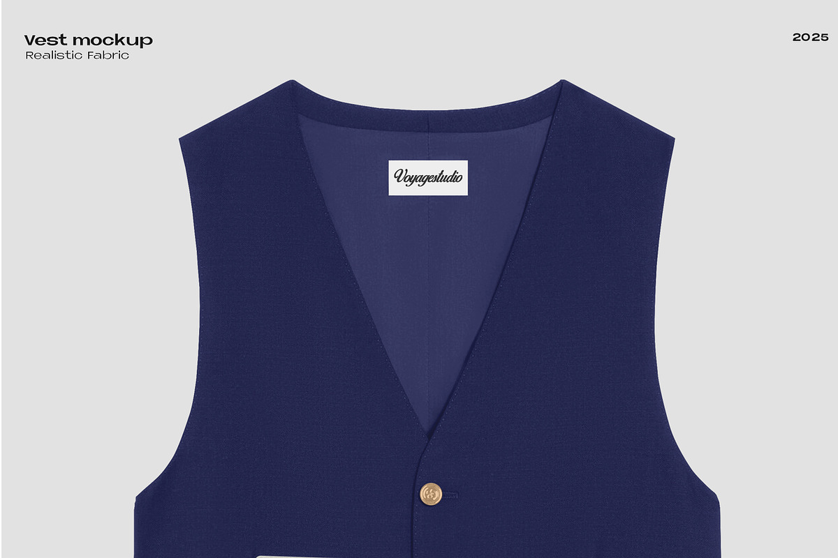 Vest mockup, an Apparel Mockup by Voyage Studio (Photo 2 of 3)