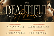 Saktere - Elegant Serif and Script, a Serif Font by Burntilldead (Thumbnail 8 of 12)