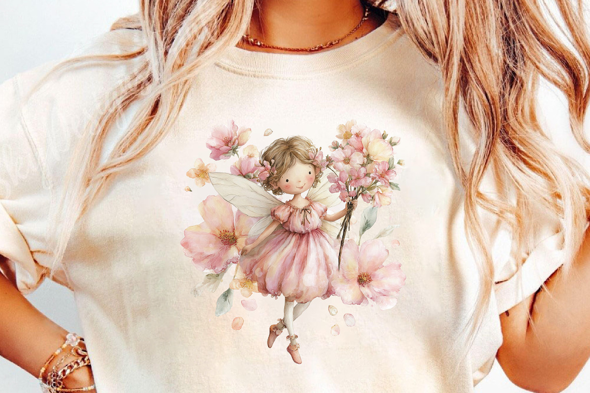 Watercolor Fairy Garden Clipart, an Illustration by DreamCafeArt (Photo 6 of 6)