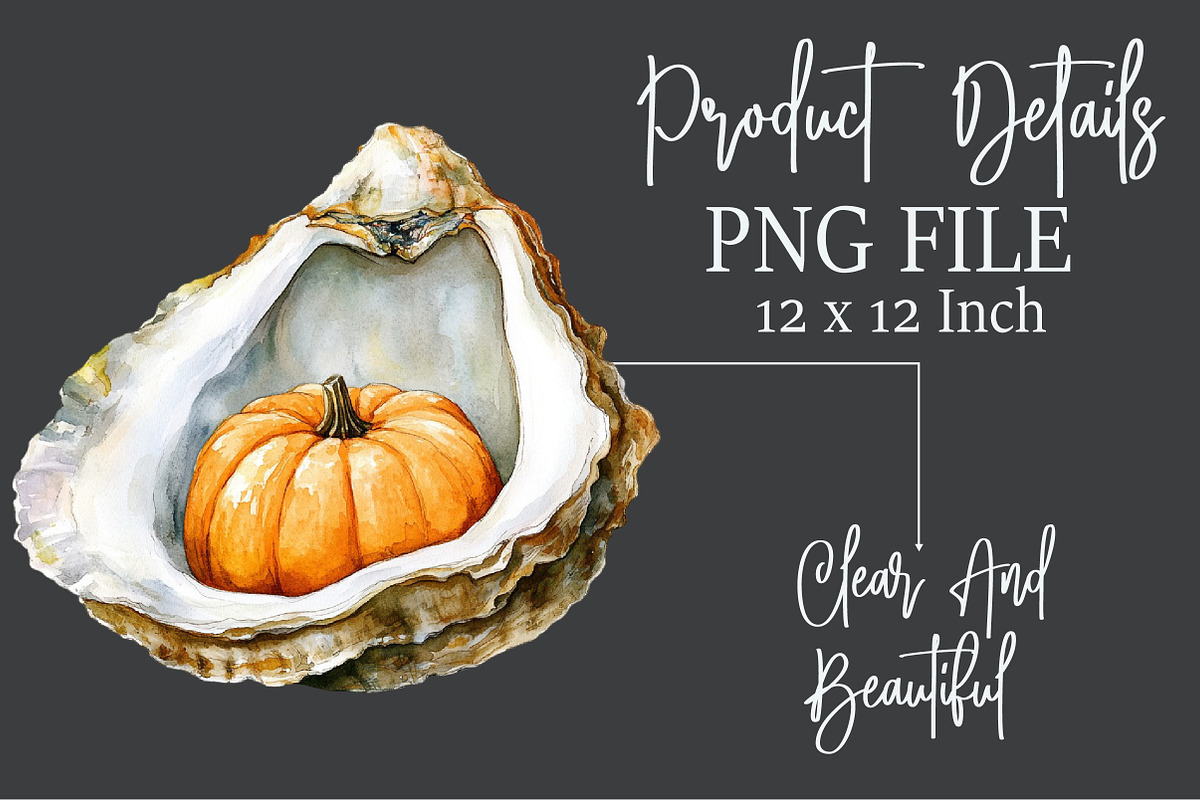 Watercolor Coastal Thanksgiving Clip, an Illustration by Rose Art (Photo 7 of 7)