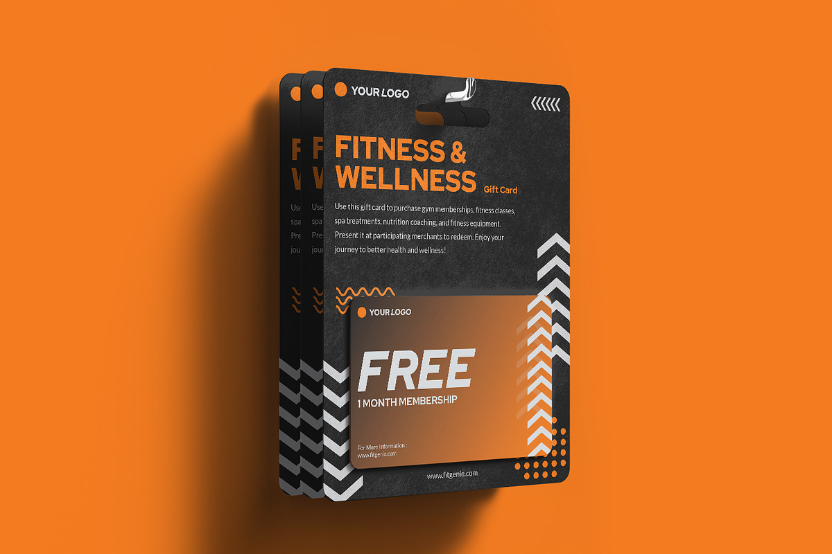 Fitness and Wellness - Gift Card, a Card Template by StreaksideStd (Photo 2 of 3)