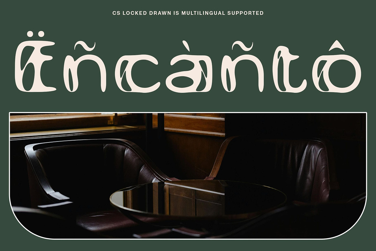 CS Locked Drawn, a Sans Serif Font by Craft Supply Co. (Photo 4 of 8)