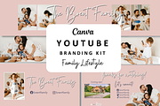 YouTube Branding Kit Family Life, a Social Media Template by Anca Digital Vibe (Thumbnail 1 of 11)