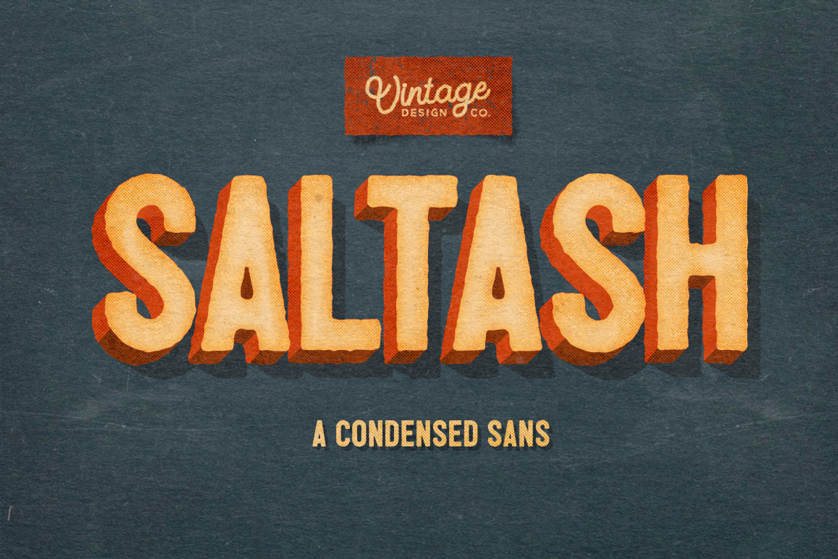 Saltash - A Condensed Sans