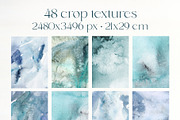 Ocean watercolor summer background, a Texture Graphic by Yuliya Derbisheva (Thumbnail 15 of 18)
