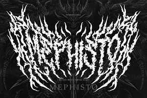 Mephisto – A True Black Metal Font
