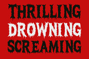 Cerinos Vorgre Brutal Horror Grunge, a Blackletter Font by Maulana Creative (Thumbnail 2 of 7)