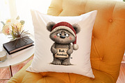 Whimsical Grumpy Animals Christmas P, an Illustration by Sublimation Artist (Thumbnail 6 of 6)