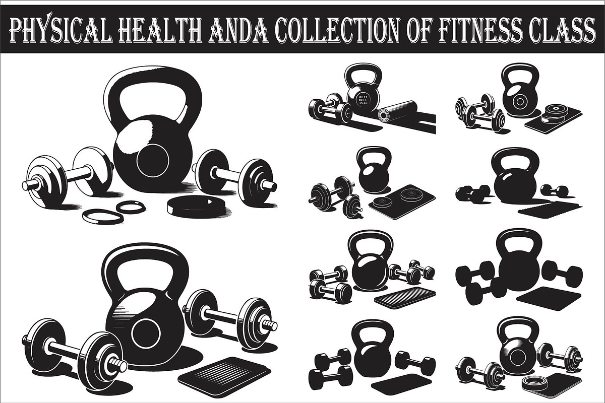 Gym Equipment Vector Pack featuring, an Illustration by Amazin_art (Photo 1 of 11)