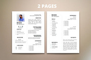 Nurse Resume Template, Modern CV, a Resume Template by MediaKitTemplates (Thumbnail 3 of 11)