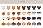 Shiba Poo (Shiba Inu Poodle mix), an Animal Illustration by pet design shop (Thumbnail 4 of 5)