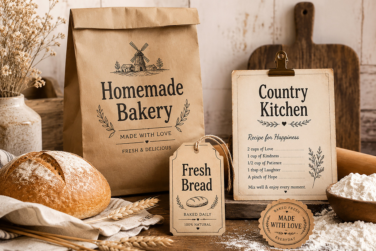 Golden Farmhouse, a Serif Font by Wow Magic (Photo 4 of 6)