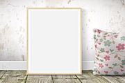 Rustic frame mockup 8x10 / 16x20, a Print Template by PinkJellyfish (Thumbnail 8 of 12)