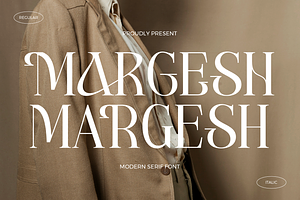 Margesh Modern Serif Font