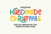 Handmade Christmas - Display Font, a Handwritten Font by SaktiAvellin (Thumbnail 1 of 10)
