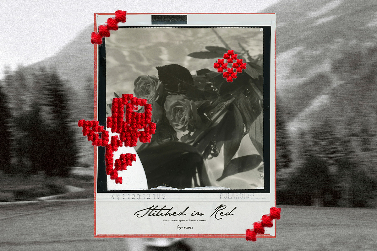 Stitched in Red Elements, an Object Graphic by Purple (Photo 16 of 17)