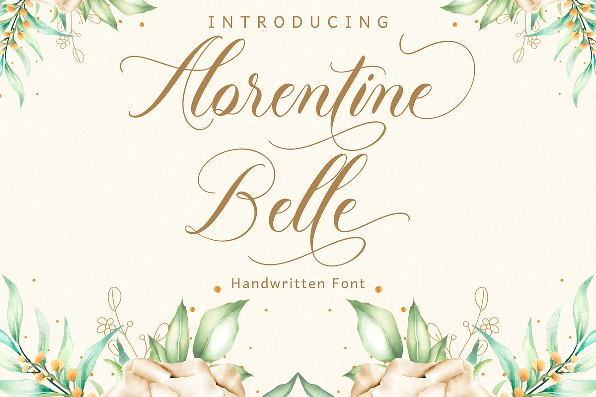 Alorentine Belle, a Script Font by Jackgridden (Photo 2 of 18)