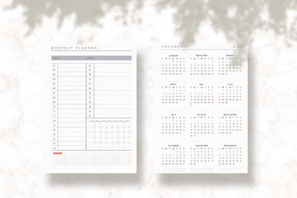 Printable Planners 2, a Stationery Template by Suphansa (Photo 3 of 4)
