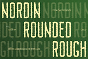 Nordin Rounded Rough, a Sans Serif Font by Craft Supply Co. (Thumbnail 1 of 8)