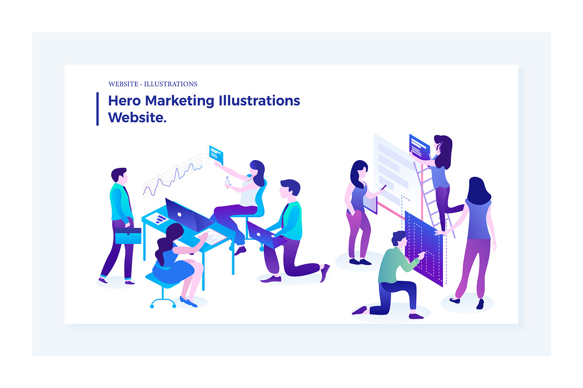 Marketing & Courses Illustrations, an Illustration by marwa_elgendy (Photo 12 of 27)