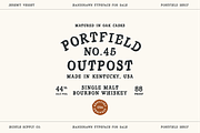 Portfield - A Hand Drawn Serif, a Handwritten Font by Hustle Supply Co. (Thumbnail 1 of 15)