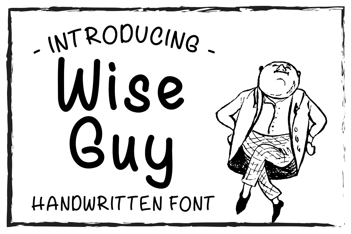 Wise Guy Handwritten Font TTF OTF