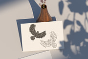 Polygonal doves, an Animal Illustration by blackmoon9 (Thumbnail 2 of 3)