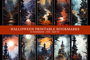 Halloween Fantasy Bookmarks, an Illustration by Art's and patterns (Thumbnail 1 of 3)