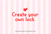 Lucky Girls Club Handwritten Sans, a Handwritten Font by Kaya Fonts (Thumbnail 7 of 25)