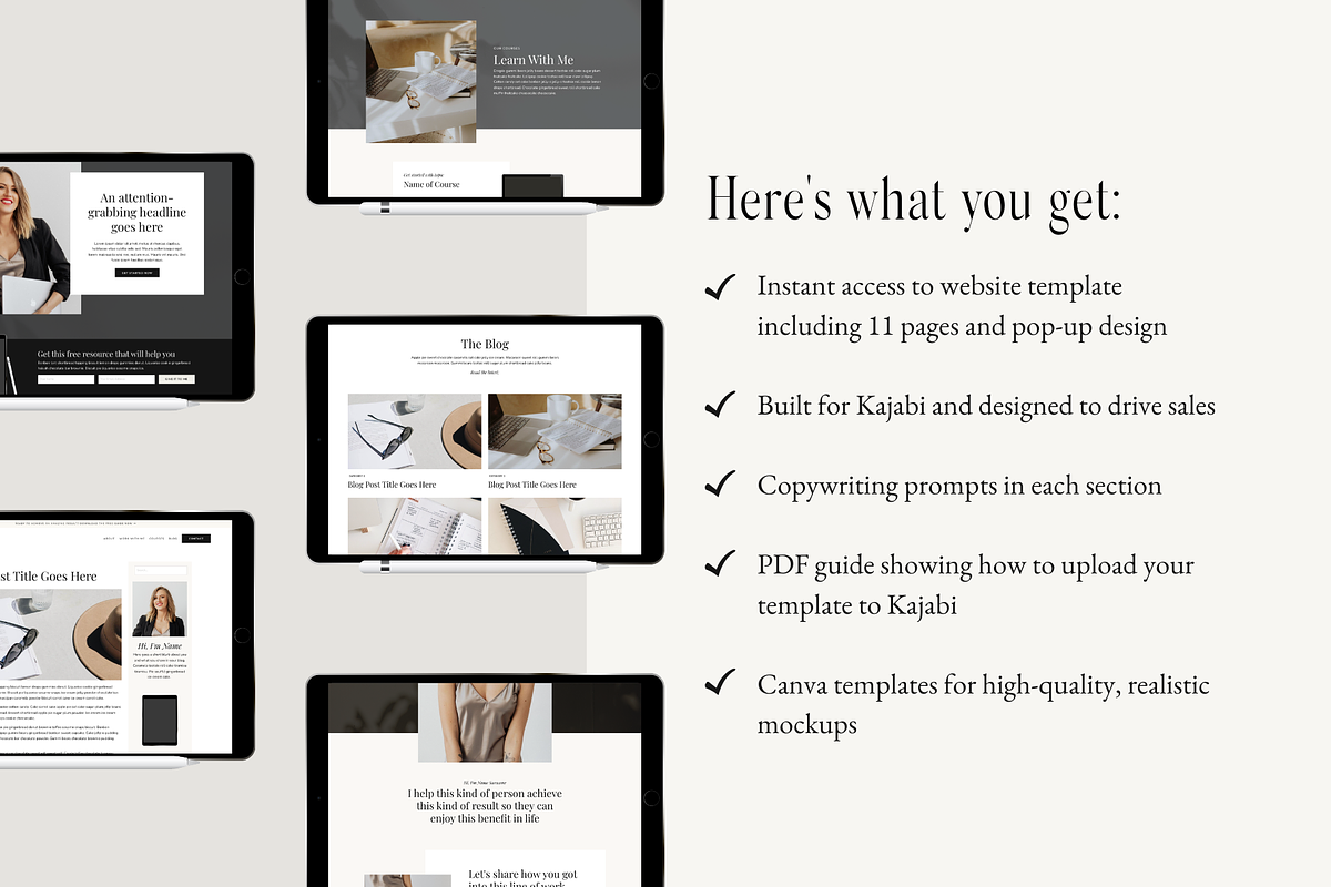 Kajabi Website Theme, a Landing Page Template by Pixel & Flow (Photo 4 of 9)