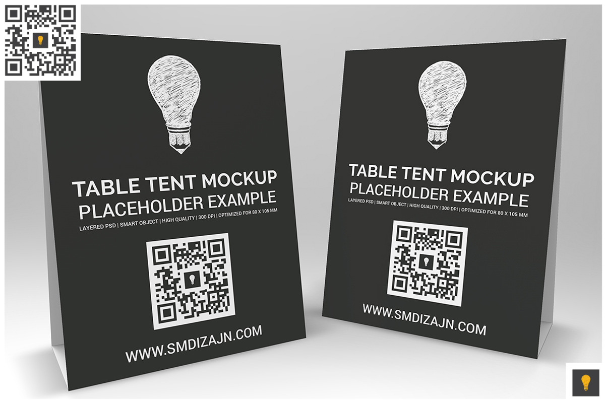 Table Tent Mockup, a Mockup by Shocky Design Studio (Photo 6 of 6)