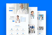 Medical Landing Page Template, a Landing Page Template by nandinigraphics (Thumbnail 2 of 3)