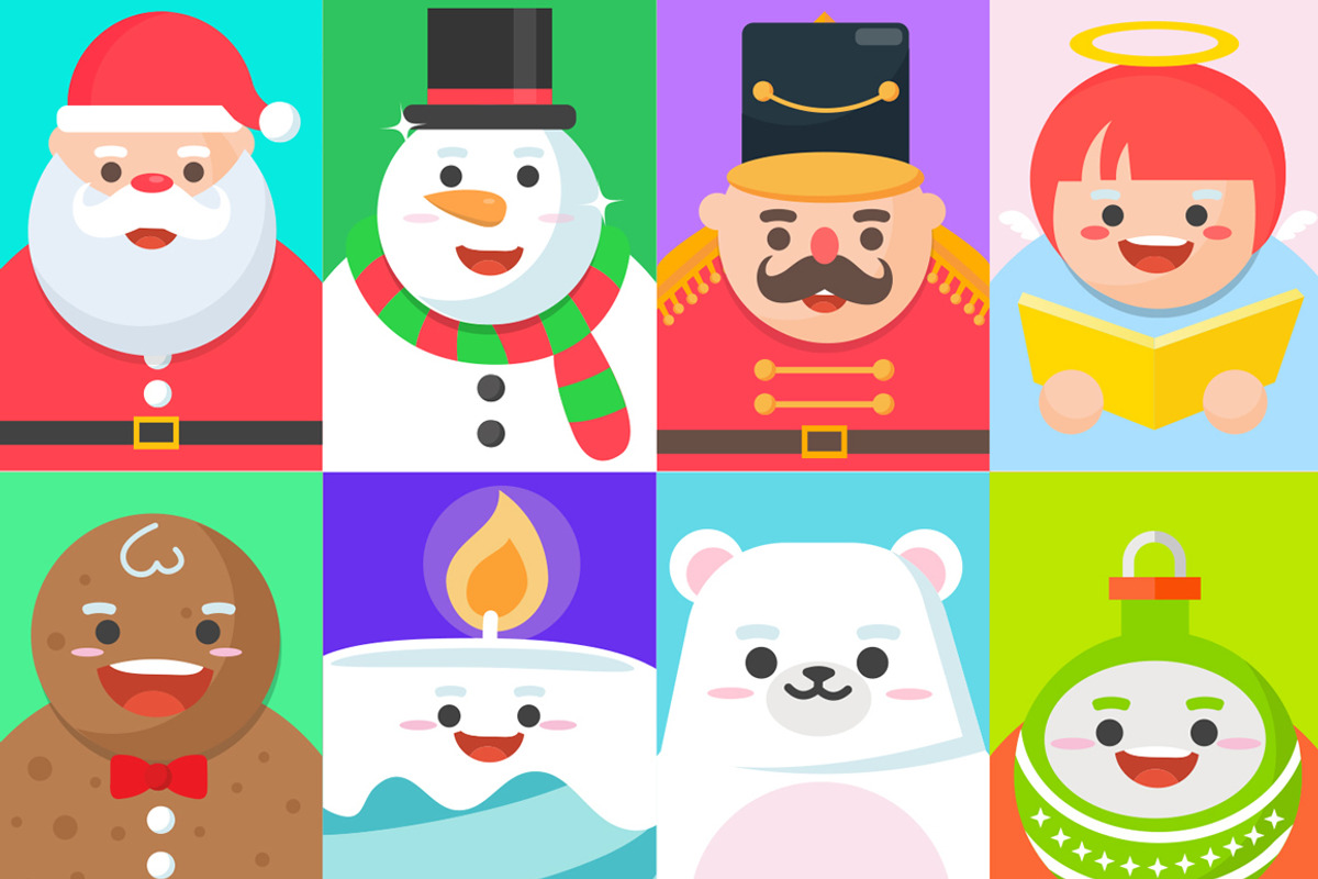 Xmasland Christmas characters design, an Illustration by www.lemongraphic.design (Photo 6 of 6)