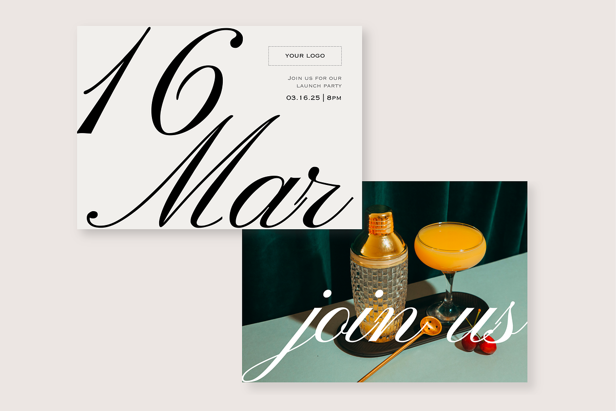 Event invitation Canva template, an Invitation Template by LePosey Studio (Photo 4 of 11)