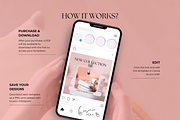 Beauty Instagram Templates, Skincare, a Social Media Template by Cosmic Design (Thumbnail 9 of 9)