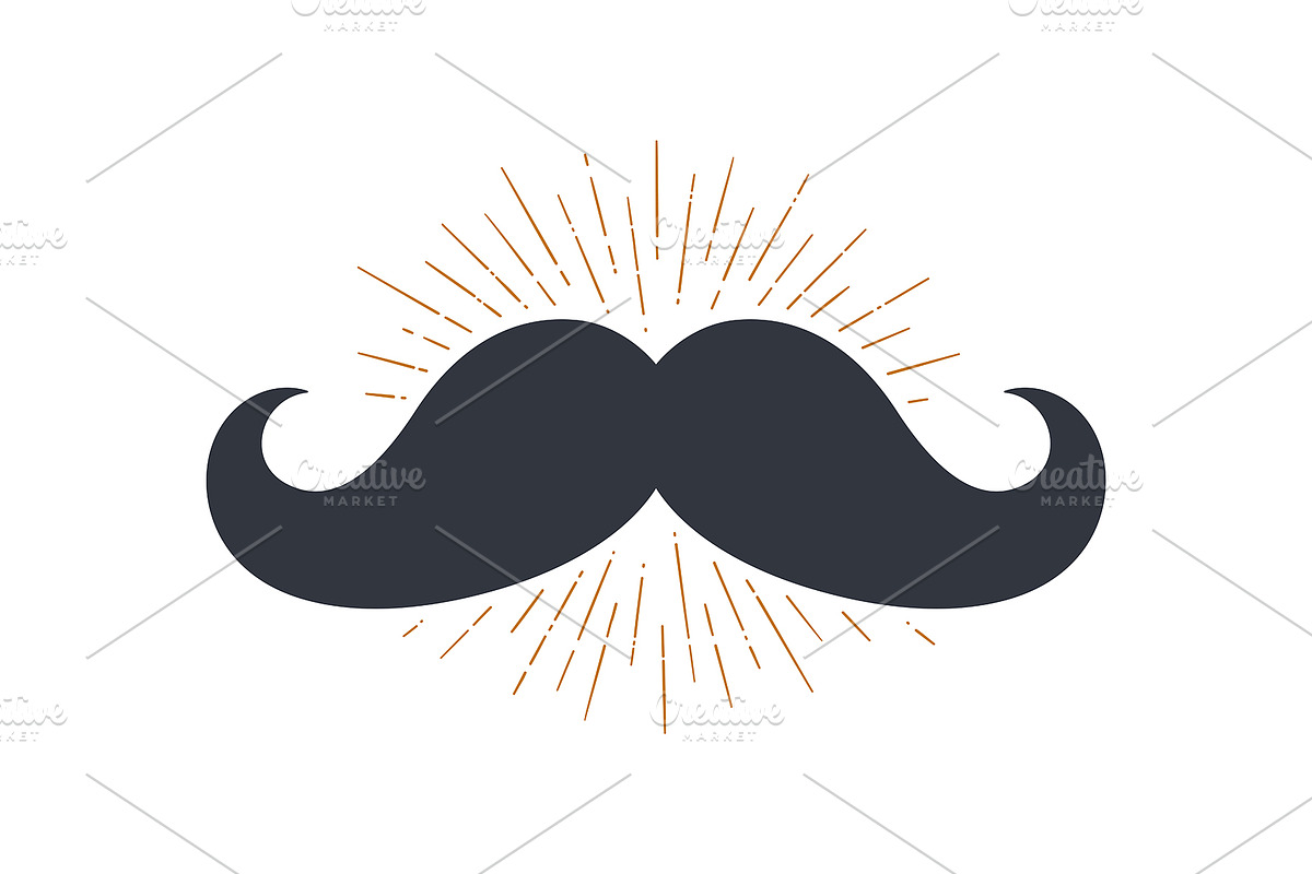 Black mustache, an Object Illustration by Foxys Graphic (Photo 1 of 3)