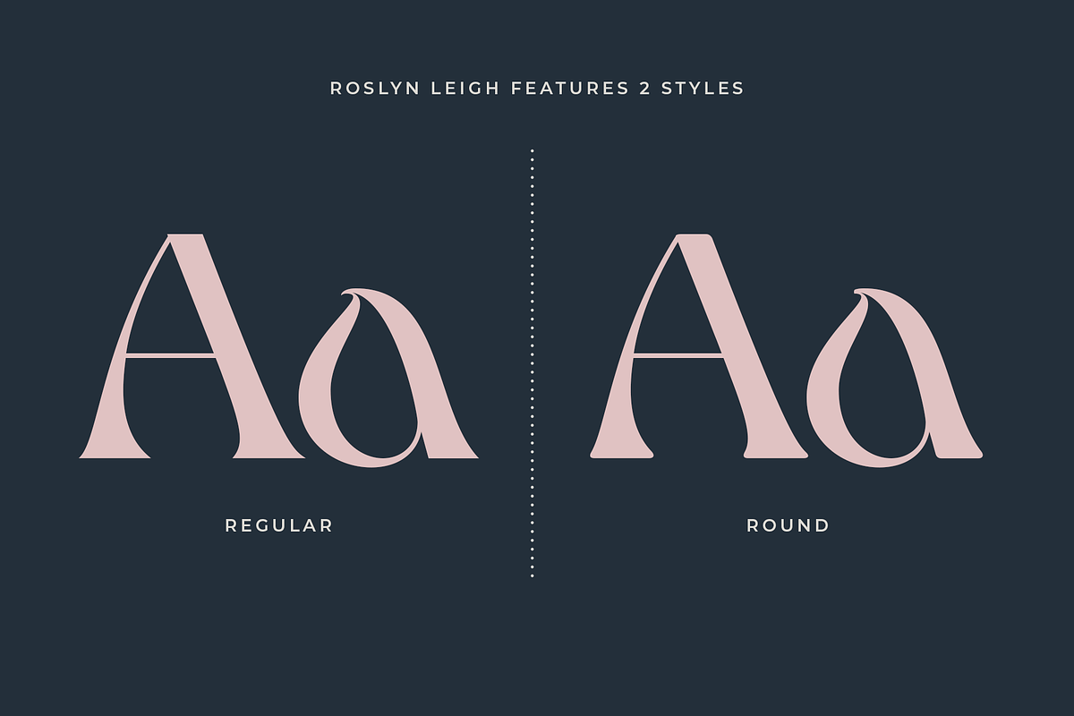 Roslyn Leigh - Display Serif, a Serif Font by 1871 Project (Photo 10 of 17)