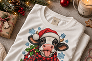 Christmas Animals PNG Bundle 28 pics, a Decorative Illustration by ElDesignState (Thumbnail 15 of 15)