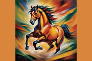 Horse Art Midjourney Prompts, a Background Graphic by Design Laz (Thumbnail 6 of 7)
