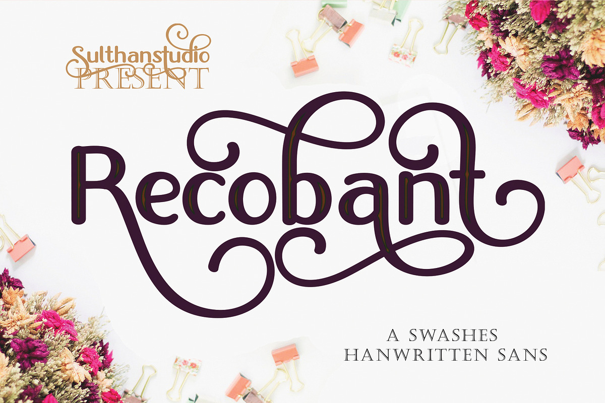 Swashy Font Bundle, a Script Font by Sulthan Studio