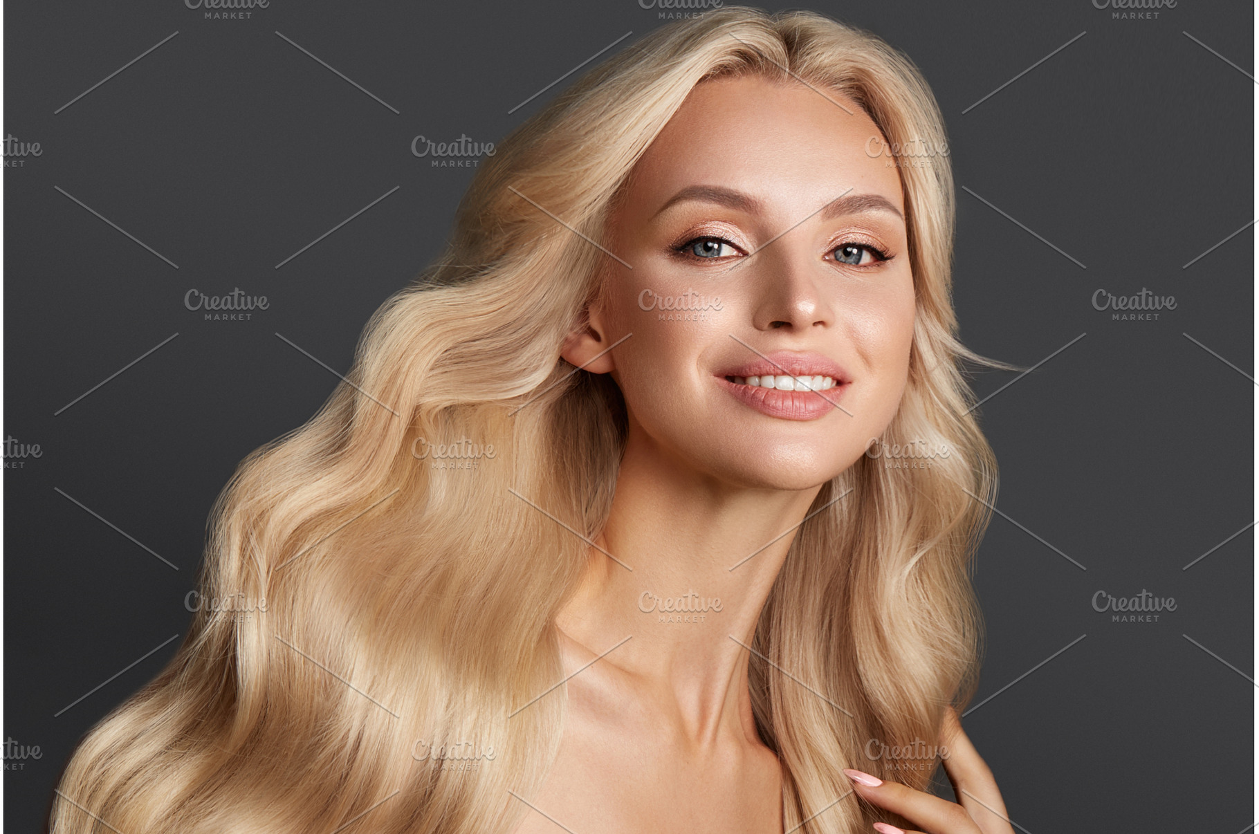Beautiful blond girl with a, a Beauty & Fashion Photo by KOBRIN|PHOTO