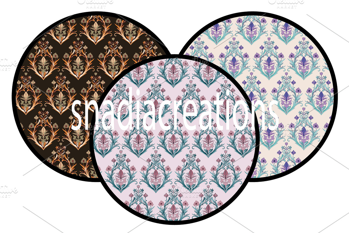 Floral Harmony, a Pattern Graphic by snadiacreations (Photo 1 of 6)