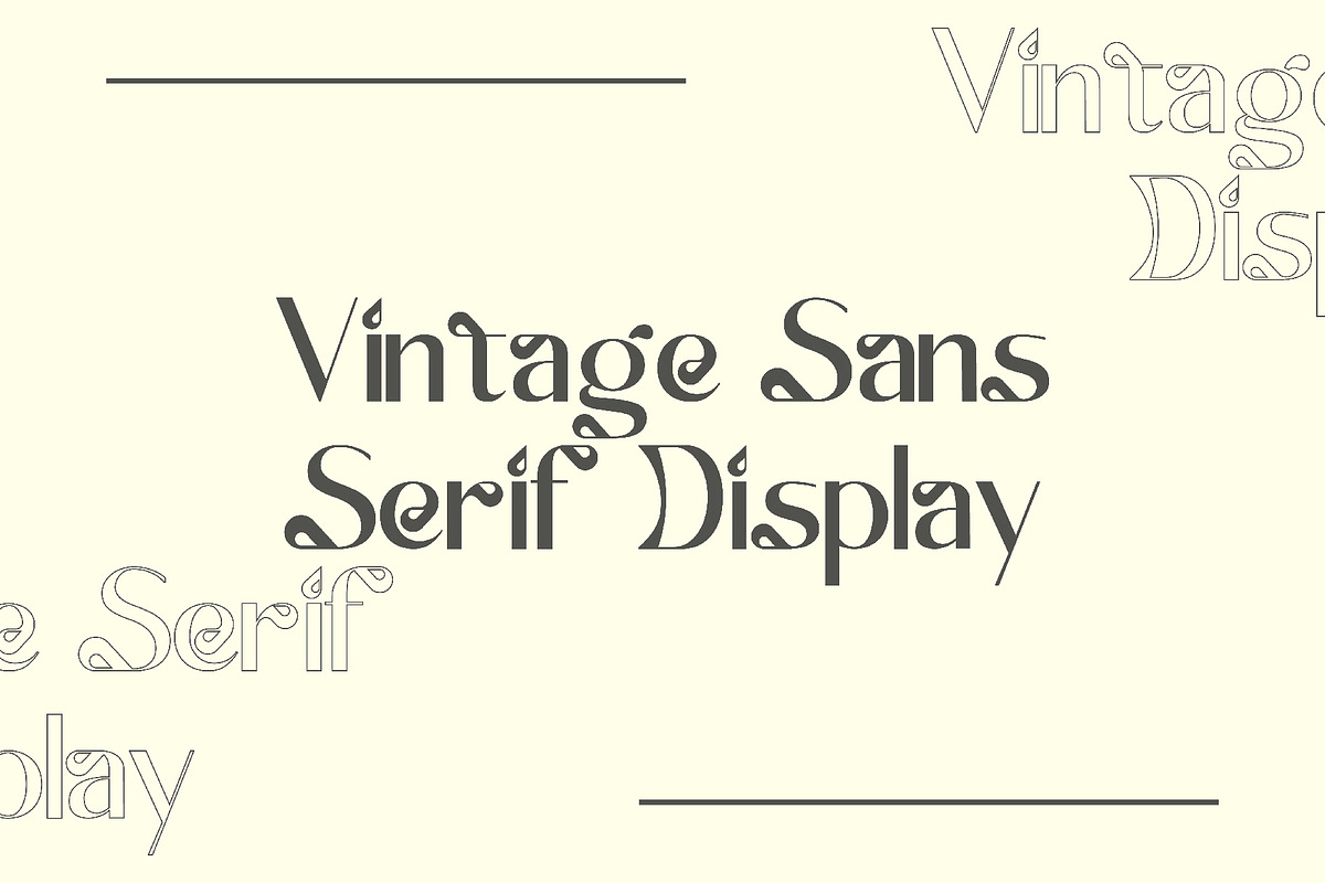 Menduwa - Sans Serif Vintage, a Sans Serif Font by Boril Std (Photo 5 of 12)