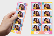 Retro Y2K Photo Strip Layouts, a Card Template by BrandPacks (Thumbnail 3 of 5)