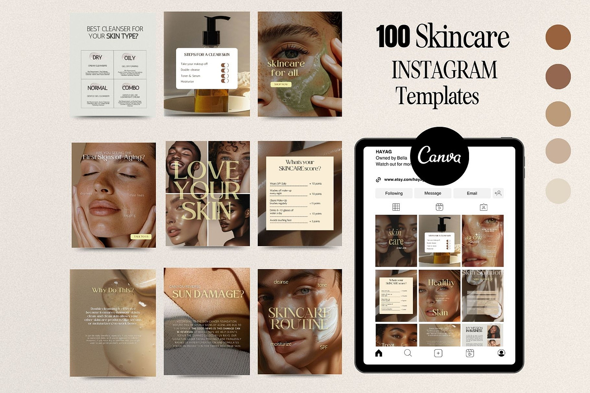 Skincare Post and Stories IG