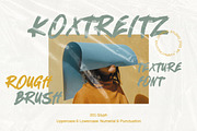 Koxtreitz - Brush Handwritten Font, a Handwritten Font by Dhabee (Thumbnail 1 of 15)