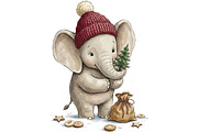 Cozy Winter Animals Clipart Bundle, an Animal Illustration by T-shirt Pond (Thumbnail 4 of 26)