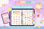 Fun Digital Travel Planner, a Templates & Theme by SunshineStudioBoutique (Thumbnail 1 of 8)