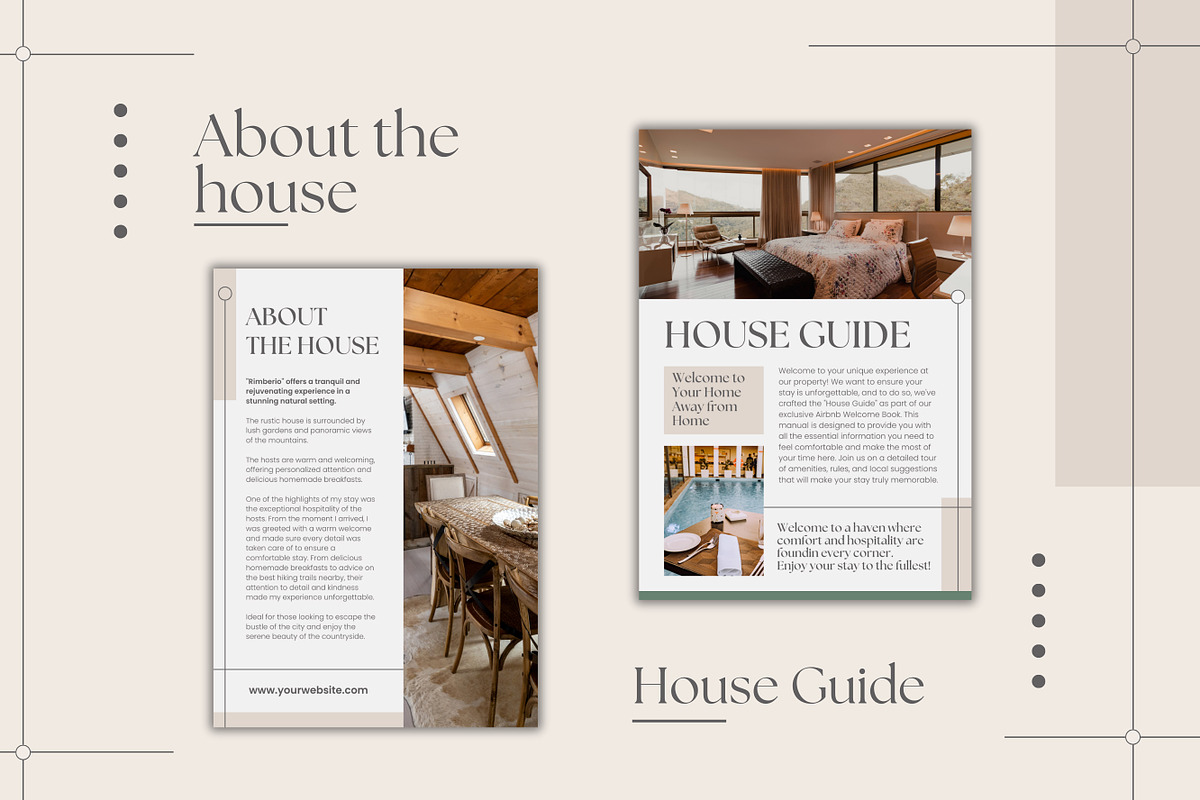 Airbnb House Guide Canva Template, a Design Template by TemplateCastleStore (Photo 5 of 14)